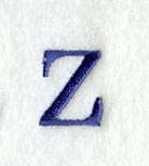 Schoolbook Lower Case Letter z (3 Inch)