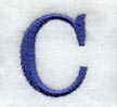 Schoolbook Letter C (3 Inch)