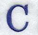 Schoolbook Letter C (3 Inch)