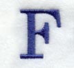Schoolbook Letter F (3 Inch)