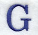 Schoolbook Letter G (3 Inch)