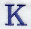 Schoolbook Letter K (3 Inch)