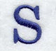 Schoolbook Letter S (3 Inch)
