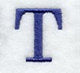 Schoolbook Letter T (3 Inch)