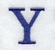 Schoolbook Letter Y (3 Inch)