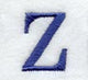 Schoolbook Letter Z (3 Inch)