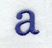Schoolbook Lower Case Letter a (3 Inch)
