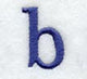 Schoolbook Lower Case Letter b (3 Inch)