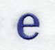 Schoolbook Lower Case Letter e (3 Inch)