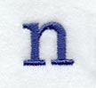 Schoolbook Lower Case Letter n (3 Inch)