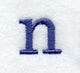 Schoolbook Lower Case Letter n (3 Inch)