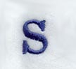 Schoolbook Lower Case Letter s (3 Inch)