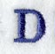 Schoolbook Letter D (3 Inch)