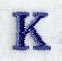 Schoolbook Letter K (3 Inch)