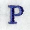 Schoolbook Letter P (3 Inch)