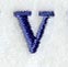 Schoolbook Letter V (3 Inch)
