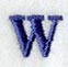 Schoolbook Letter W (3 Inch)