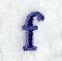 Schoolbook Lower Case Letter f (3 Inch)