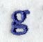 Schoolbook Lower Case Letter g (3 Inch)