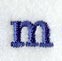 Schoolbook Lower Case Letter m (3 Inch)