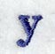 Schoolbook Lower Case Letter y (3 Inch)