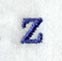 Schoolbook Lower Case Letter z (3 Inch)