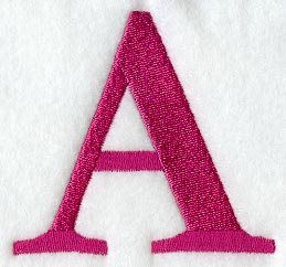 Garamond Letter A (3 Inch)