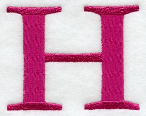 Garamond Letter H (3 Inch)