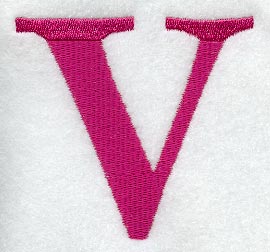 Garamond Letter V (3 Inch)