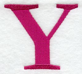Garamond Letter Y (3 Inch)