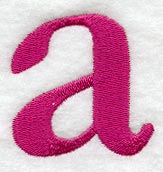 Garamond Lower Case Letter a (3 Inch)