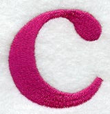 Garamond Lower Case Letter c (3 Inch)