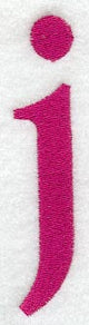 Garamond Lower Case Letter j (3 Inch)