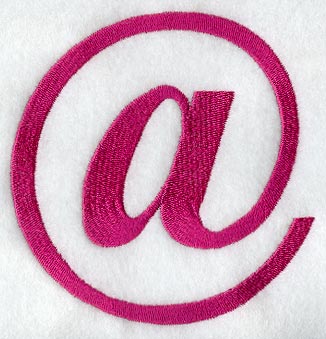 Garamond At Sign (3 Inch)