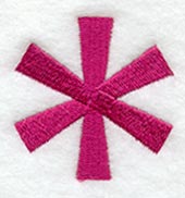 Garamond Asterisk (3 Inch)