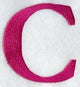 Garamond Letter C (3 Inch)