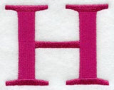 Garamond Letter H (3 Inch)