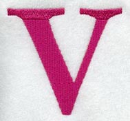 Garamond Letter V (3 Inch)