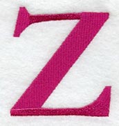 Garamond Letter Z (3 Inch)