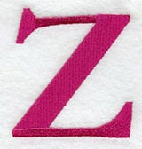Garamond Letter Z (3 Inch)