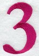 Garamond Number 3 (3 Inch)