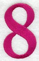 Garamond Number 8 (3 Inch)