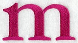Garamond Lower Case Letter m (3 Inch)