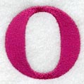 Garamond Lower Case Letter o (3 Inch)