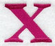 Garamond Lower Case Letter x (3 Inch)