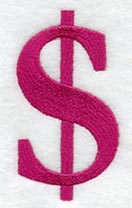 Garamond Dollar Sign (3 Inch)