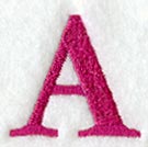Garamond Letter A (3 Inch)