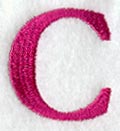Garamond Letter C (3 Inch)