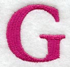 Garamond Letter G (3 Inch)