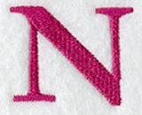 Garamond Letter N (3 Inch)